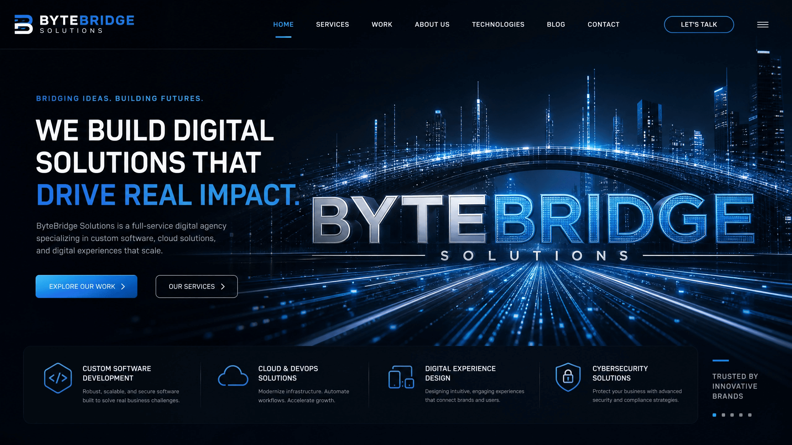 Byte Bridge brand work