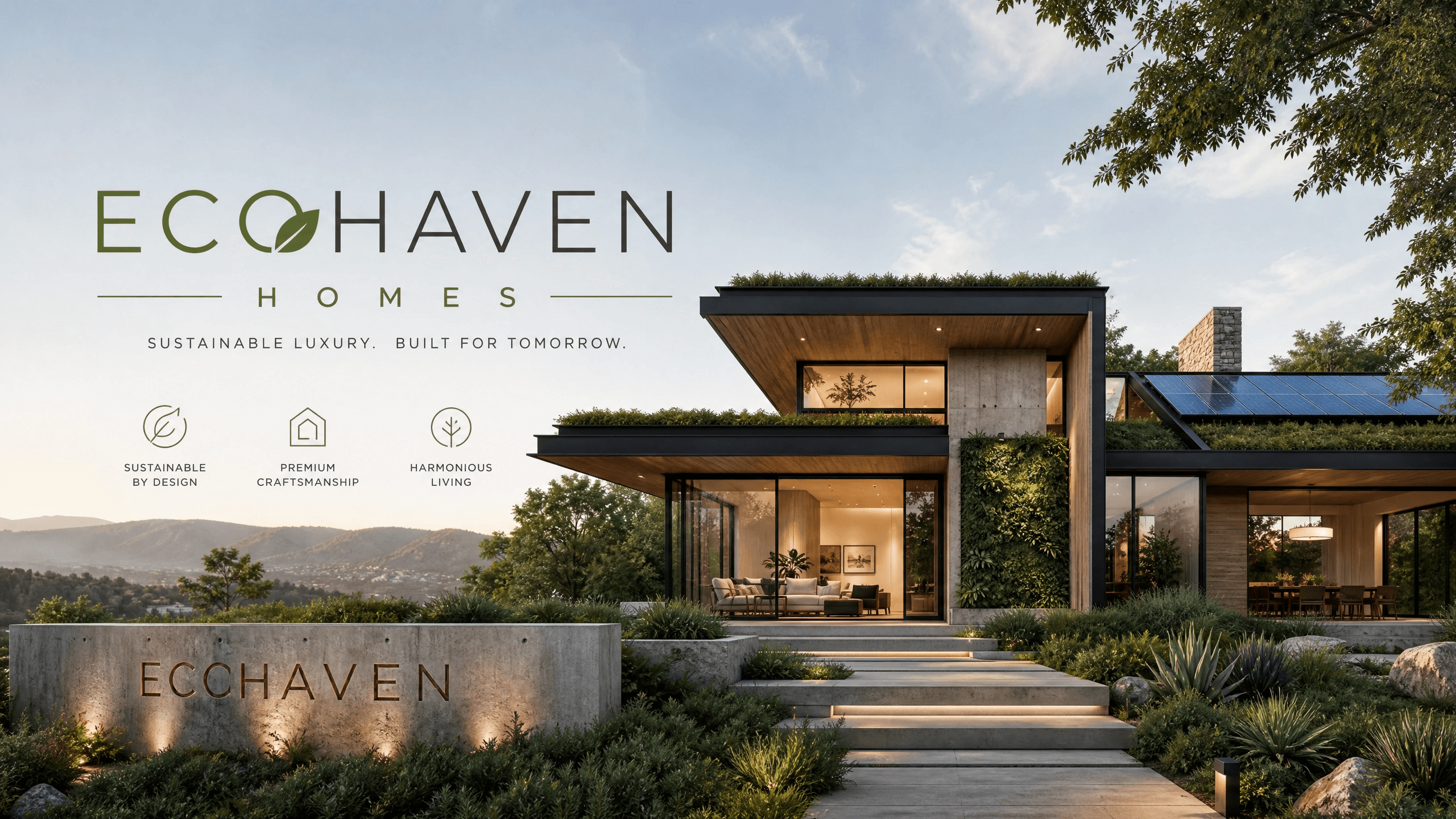 Eco Haven brand work